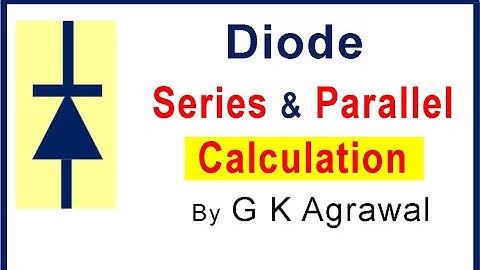 Diodes in series and parallel circuit, voltage current calculation