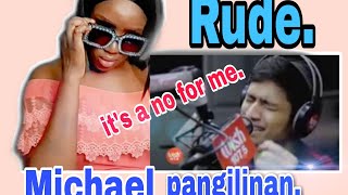 Michael pangilinan singing rude on wish bus 107.5 live  Reaction.