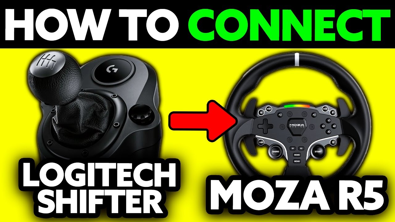 Logitech shifter MOZA R5 USB connection diagram