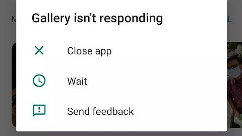 How to fix gallery isn