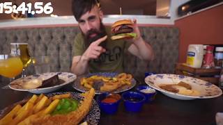 THE WETHERSPOONS 10,000 CALORIE CHEAT MEAL CHALLENGE | BeardMeatsFood screenshot 1