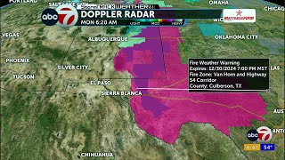 ABC-7 StormTrack Weather: Near-record warmth, elevated fire danger Monday