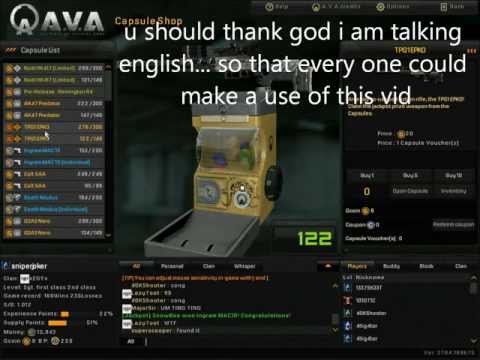 AVA sniperjoker's capsule shop tutorial