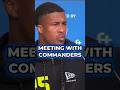 Ohio State LB Sonny Styles On His ‘Really Good Meeting’ With The Washington #commanders #shorts