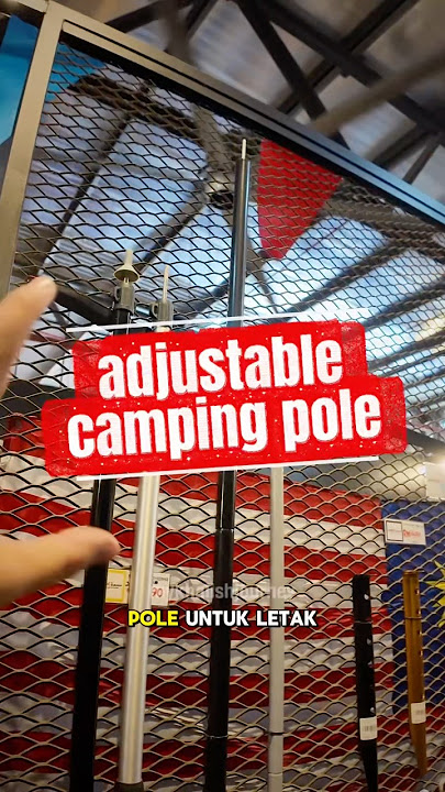 Adjustable camping tent pole #mykhalishjourney