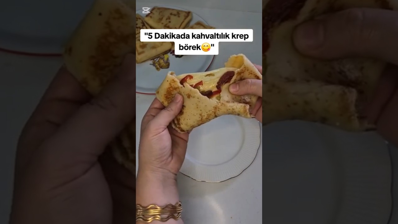 🥞 5 Dakikada Kahvaltılık Krep Börek | Pratik ve Nefis Tarif 😋 #shorts 🥞 5 Dakikada Kahvaltılık Krep Börek | Pratik ve Nefis Tarif 😋 #shorts
