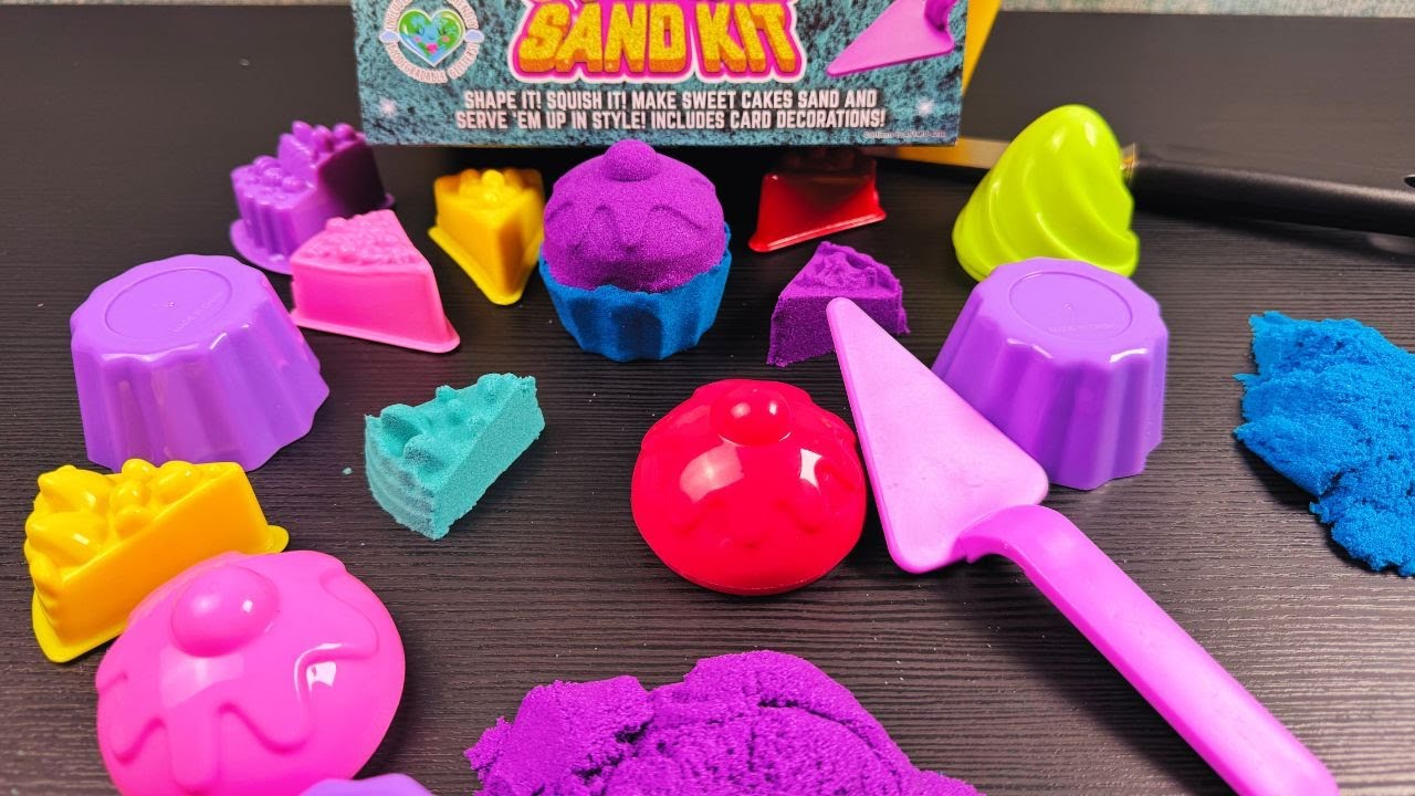 Sand Asmr Box New SandBox KIT from Kinetic Sand ASMR - YouTube