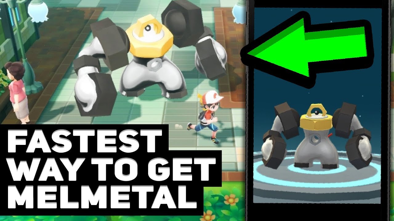 Fastest Way To Get Melmetal In Pokémon Lets Go Pikachu Eevee How To Get Meltanmelmetal