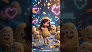 Most Cute Potato Girl Dance Ever ❤️🥔 #shorts