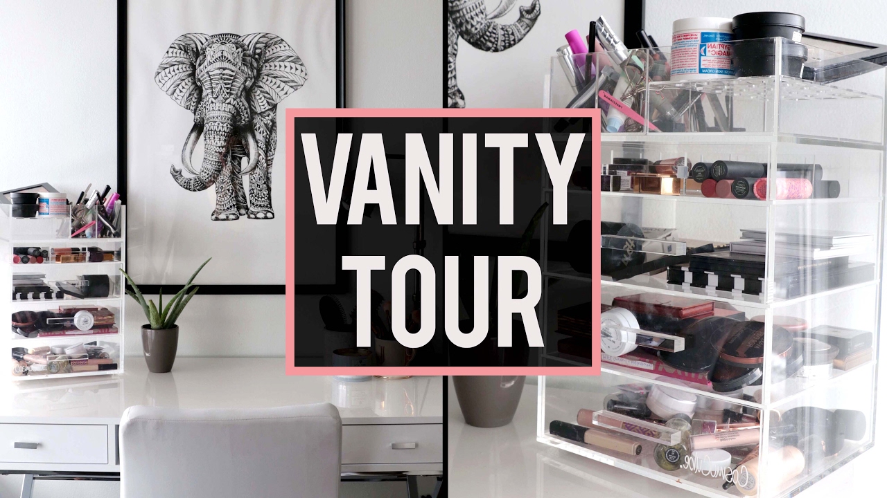 VANITY TOUR: My Everyday MAKEUP COLLECTION | Jamie Paige