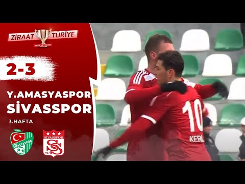 Yeni Amasyaspor 2-3 Sivasspor Maç Özeti (Ziraat Türkiye Kupası F Grubu 3.Hafta) 20.12.2016