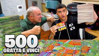 PAPÀ HO COMPRATO 500 GRATTA E VINCI da 50 CENTESIMI e.. *LEGGEN   DARIO*