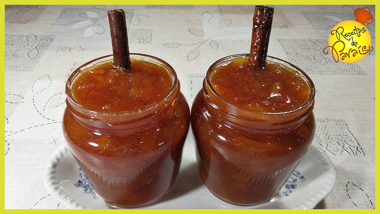 DOCE DE PÊSSEGO CASEIRO | 🍎 