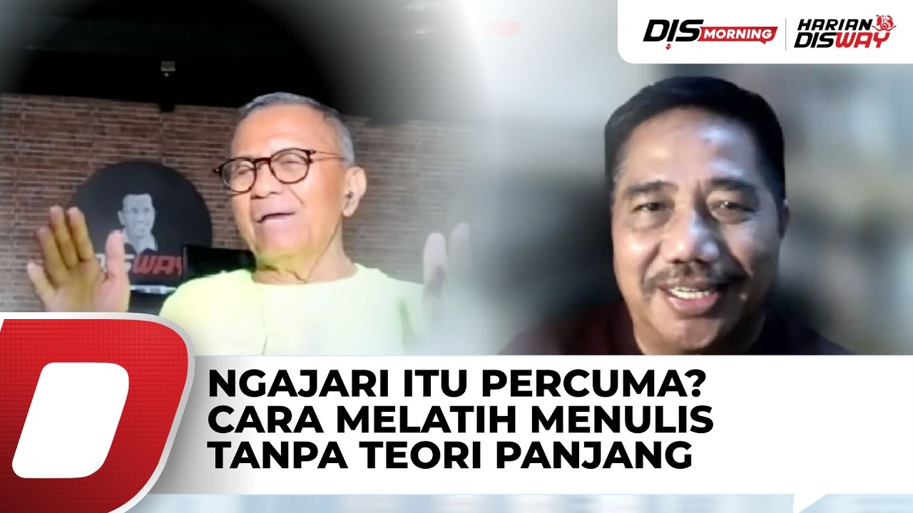 Belajar Menulis seperti Belajar Naik Sepeda | DisMorning