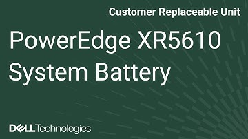 Dell PowerEdge XR5610: Remove/Install System Battery