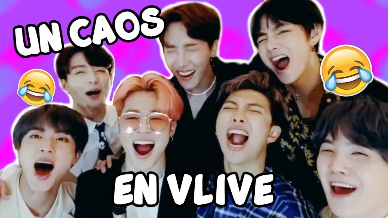 BTS SIENDO CAÓTICOS EN VLIVE