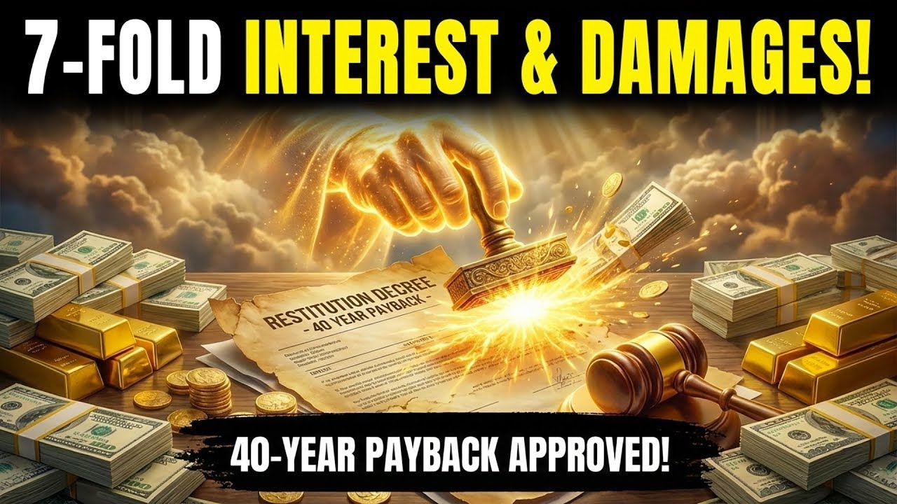 God Says: "I Am Adding 'INTEREST & DAMAGES' To Your 40-Year Payback!" (Seven-Fold Restitution)