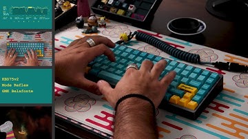 KBD75v2 w/ Mode Reflex Linears Keyboard Sound Test ASMR