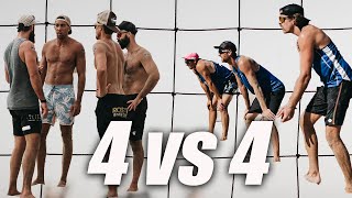 The 4-Man is Back | Beach Volleyball 4 vs 4