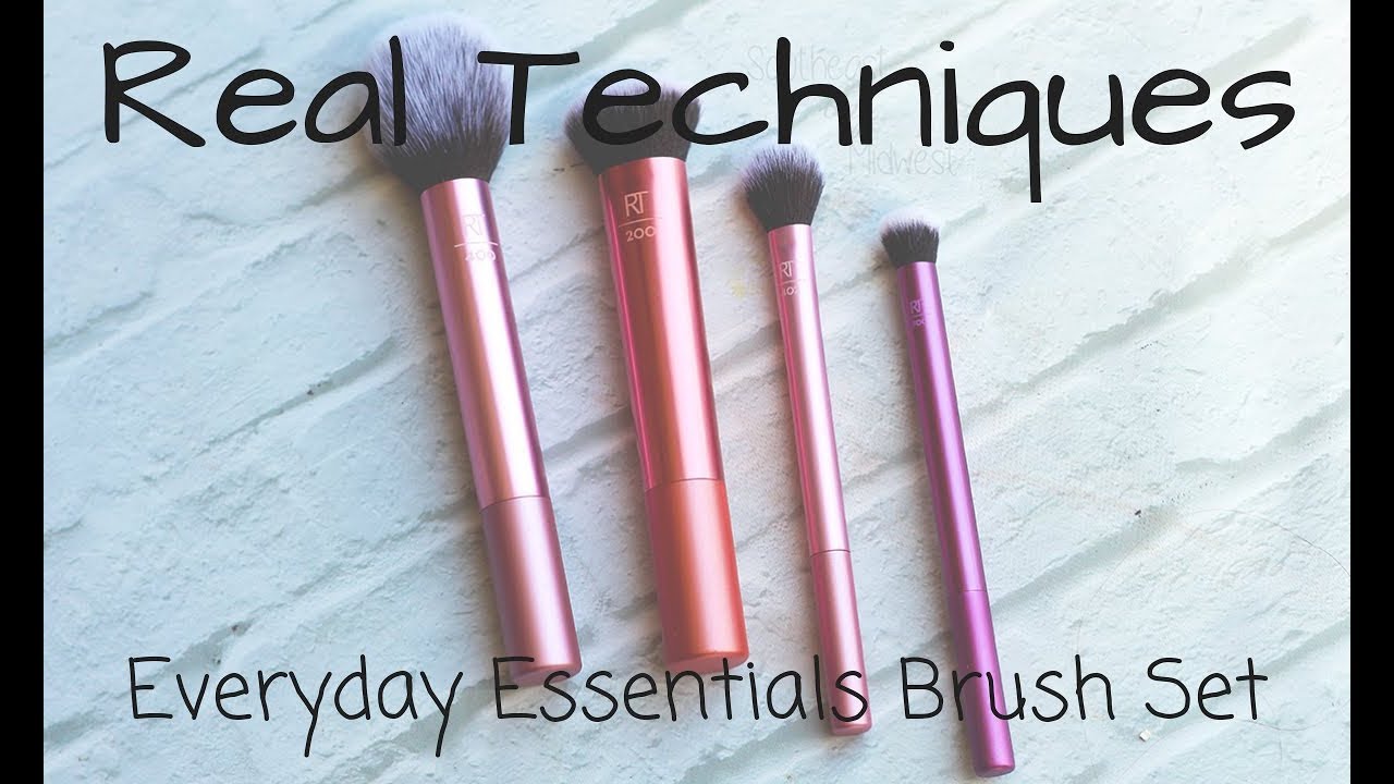 แปรง real techniques everyday essentials set up line