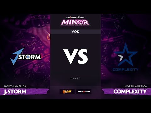 [RU] J.Storm vs compLexity, Game 2, StarLadder ImbaTV Dota 2 Minor S2 NA Qualifiers
