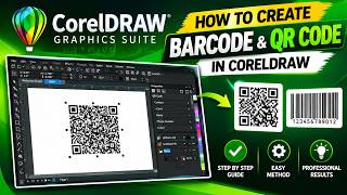 QR Code and BAR Code In CorelDraw Tutorial