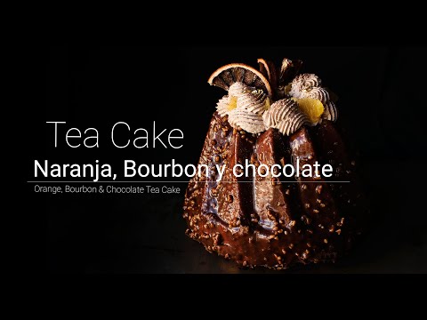 Tea Cake de naranja, Bourbon y chocolate - Orange, Bourbon and chocolate Tea Cake