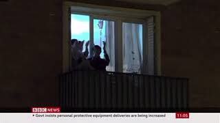 Clap for Carers - BBC News UK (26/03/2020) Wealth