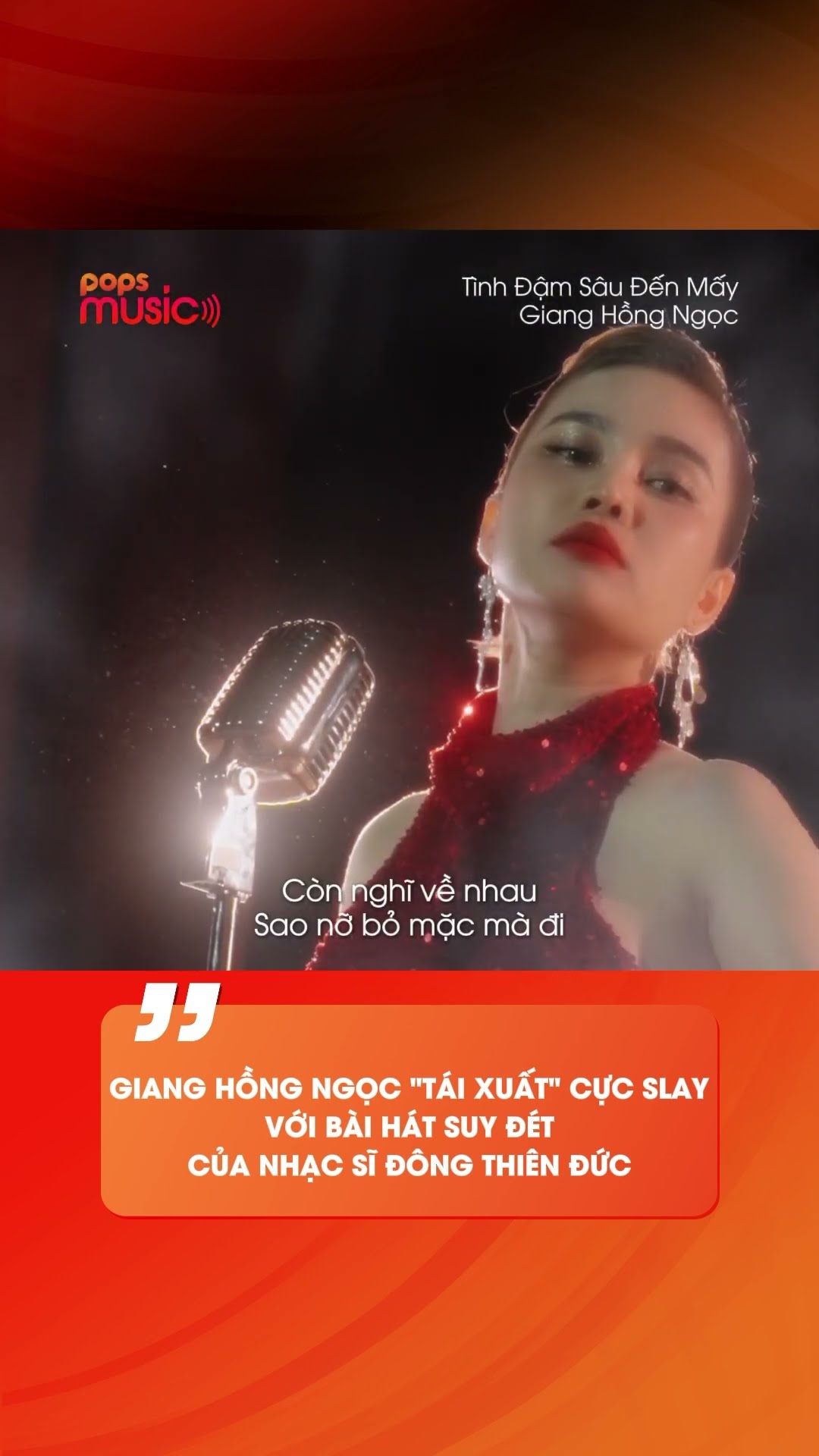 Giang Hồng Ngọc tái xuất cực slay với bài hát suy đét của nhạc sĩ Đông Thiên Đức #GiangHongNgoc