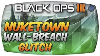 Black Ops 3 High Ledge on Nuketown Easy! Wallbreach Glitch