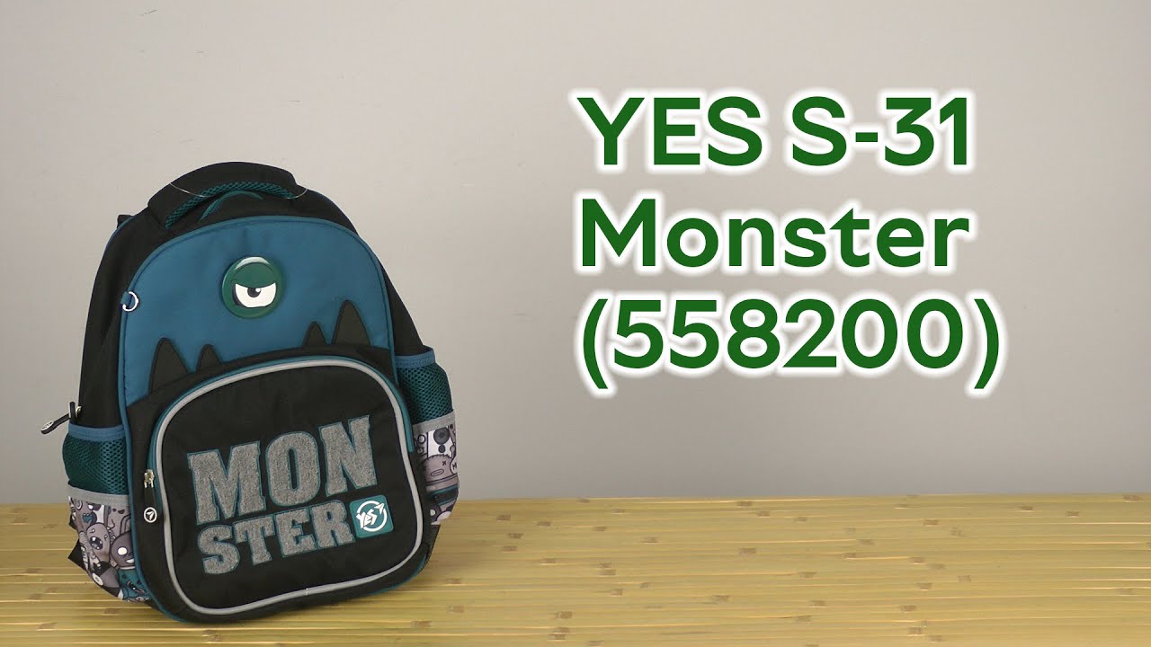 Распаковка YES S-31 Monster для мальчиков (558200)
