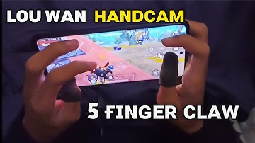 LOU WAN HANDCAM🔥| 5 FINGER CLAW | 100K SPECIAL | PUBG MOBILE LITE