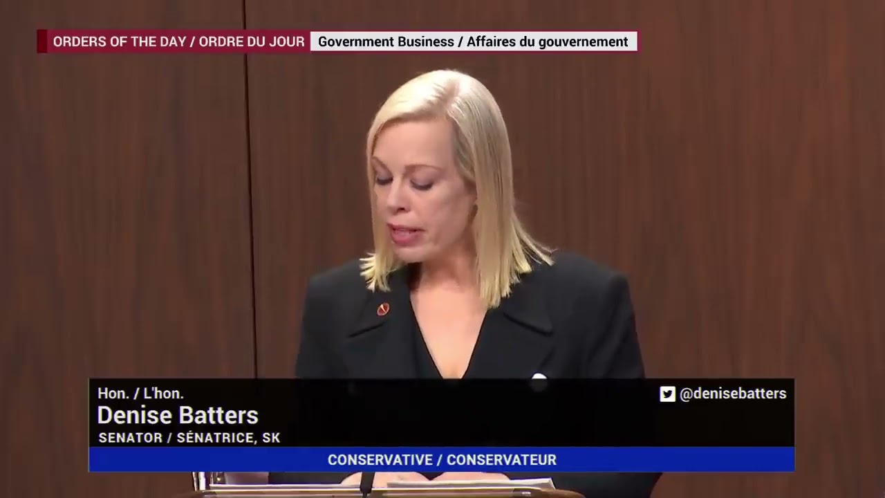 Senator Denise Batters On Authoritarian Emergencies Act (22 Feb 2022)