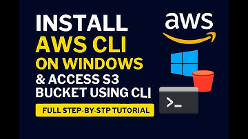 Install AWS CLI on Windows & Access S3 Bucket Using CLI | Full Step-by-Step Tutorial