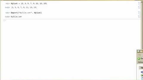 Mathematica list export tip