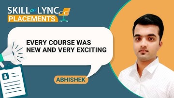SKILL-LYNC Placements | Abhishek Hupele