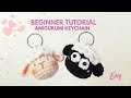 How to Crochet a Sheep Amigurumi Keychain | Easy Amigurumi Tutorial for Beginners