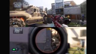 1v1 split screen match