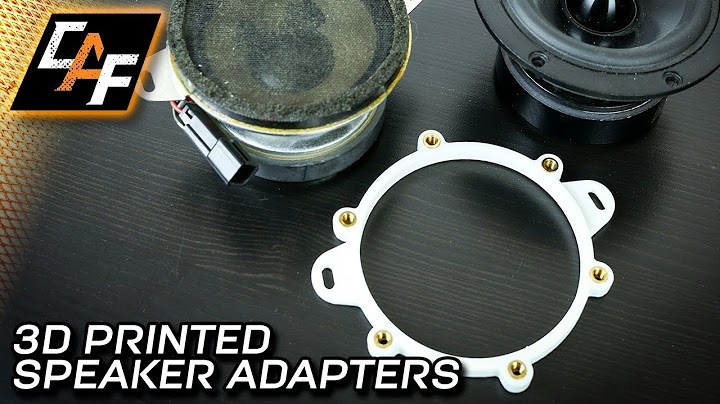 3D Printing Custom Speaker Adapters - How to