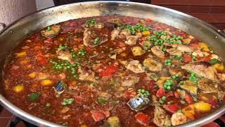 اسامه القصار البايلا الأسبانيه  how to make spanish paella