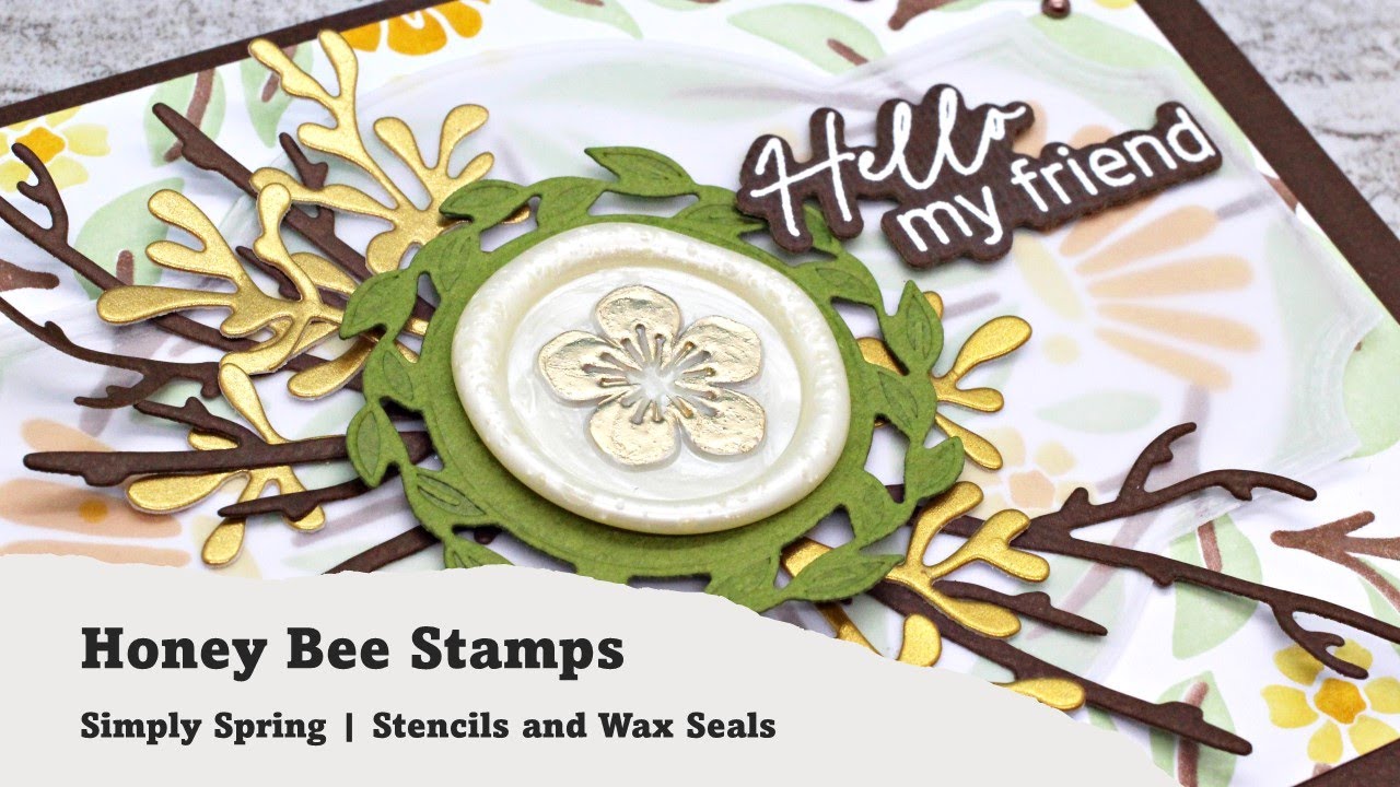 Bee Be Happy Wax Seal Stamp