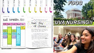 FIRST DAY of college classes!!✏ | UVA nursing student (my 4th year of college)