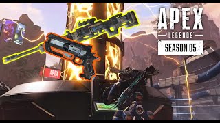 DOUBLE HEADSHOT kraber kill | Apex Legends Season 5 Montage