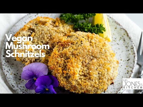 Vegan Mushroom Schnitzels