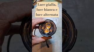 Unboxing faretti moto LED bianco/giallo: omologati DOT SAE &amp; E9, versatili e potenti