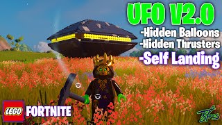 I Built a UFO In LEGO Fortnite!