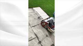How a Berta ADV Sponge Machine cleans-off slurry grout