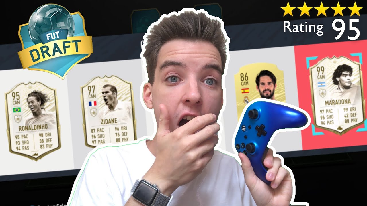 [ASMR] FIFA 20 - 195 FUT DRAFT CHALLENGE! (Whispering, Gum Chewing & Controller Sounds)