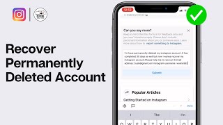 How To Recover Permanently Deleted Instagram Account After 30 Days (2024)