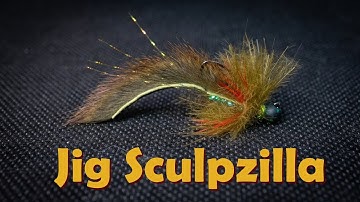Jig Sculpzilla Fly Tying - Jig Streamer